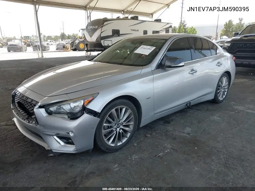 2018 Infiniti Q50 3.0T Luxe VIN: JN1EV7AP3JM590395 Lot: 45461489