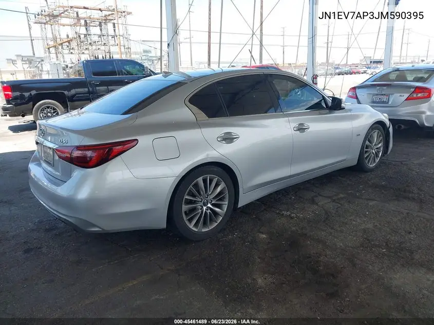 2018 Infiniti Q50 3.0T Luxe VIN: JN1EV7AP3JM590395 Lot: 45461489