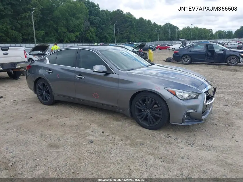 2018 Infiniti Q50 3.0T Sport VIN: JN1EV7APXJM366508 Lot: 45599756