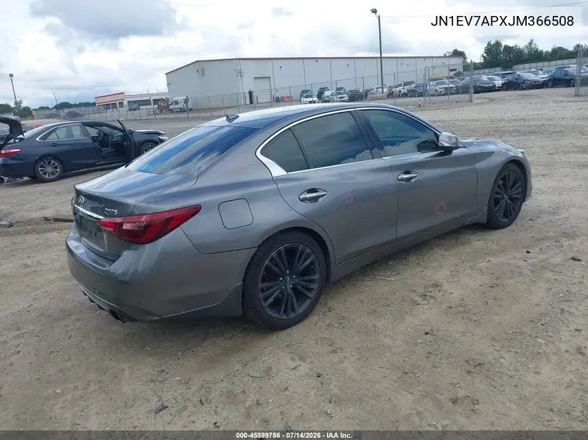 2018 Infiniti Q50 3.0T Sport VIN: JN1EV7APXJM366508 Lot: 45599756