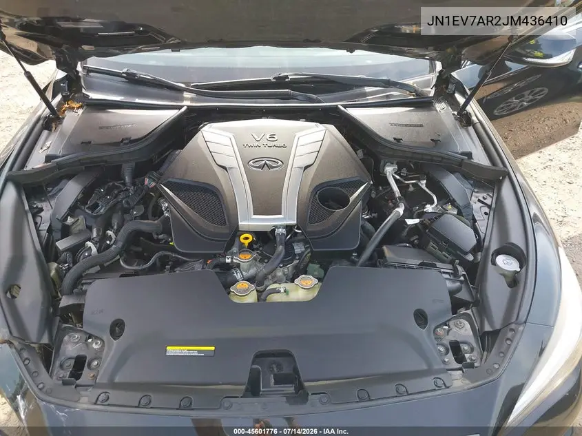 2018 Infiniti Q50 3.0T Sport VIN: JN1EV7AR2JM436410 Lot: 45601776