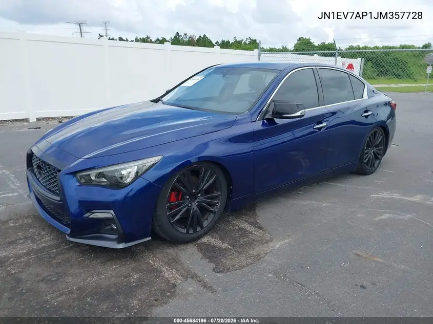 2018 Infiniti Q50 3.0T Sport VIN: JN1EV7AP1JM357728 Lot: 45684196
