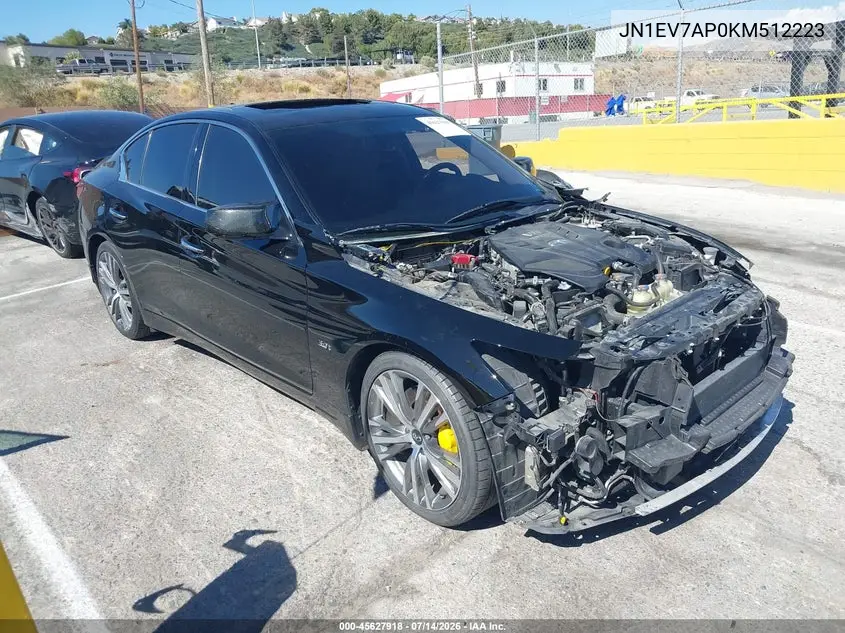 2019 Infiniti Q50 3.0T Sport VIN: JN1EV7AP0KM512223 Lot: 45627918