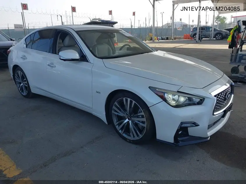 JN1EV7AP6LM204085 2020 Infiniti Q50 Sport