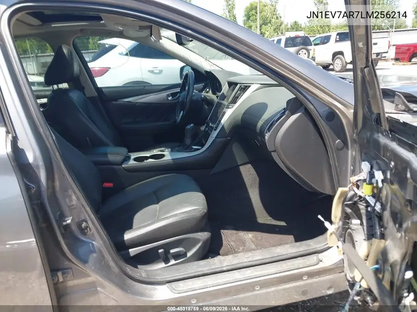 2020 Infiniti Q50 Luxe Awd VIN: JN1EV7AR7LM256214 Lot: 45318789