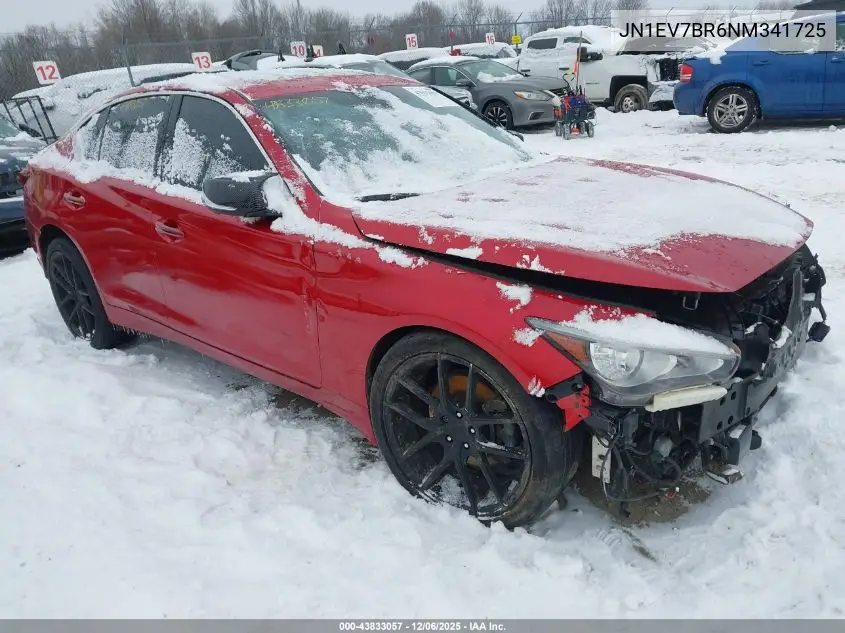JN1EV7BR6NM341725 2022 Infiniti Q50 Luxe Awd
