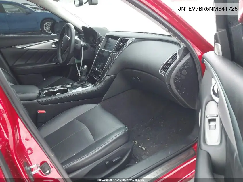 JN1EV7BR6NM341725 2022 Infiniti Q50 Luxe Awd