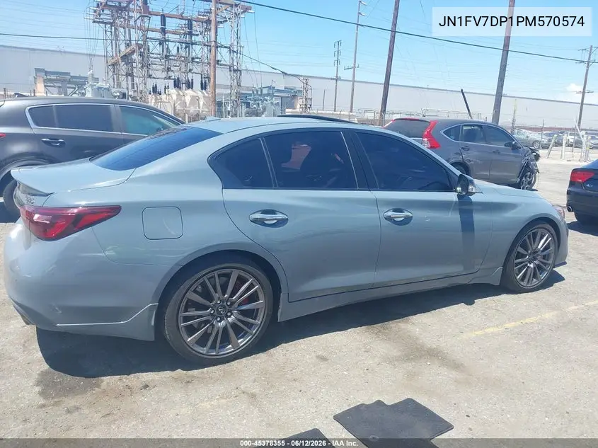 2023 Infiniti Q50 Red Sport 400 VIN: JN1FV7DP1PM570574 Lot: 45378355