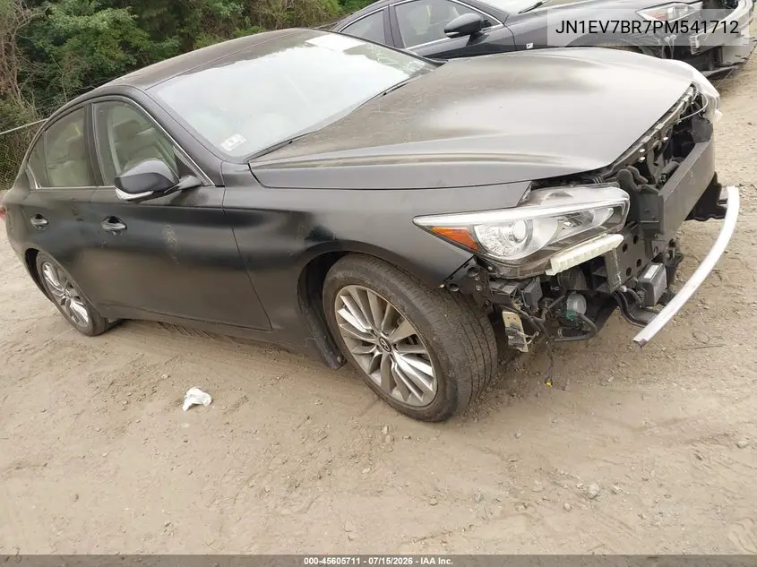 2023 Infiniti Q50 Luxe Awd VIN: JN1EV7BR7PM541712 Lot: 45605711