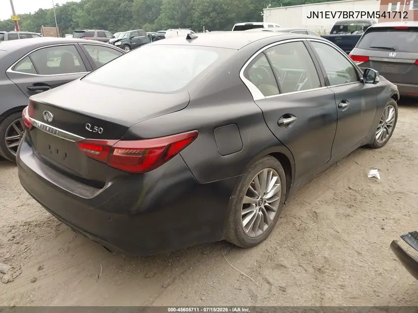 2023 Infiniti Q50 Luxe Awd VIN: JN1EV7BR7PM541712 Lot: 45605711