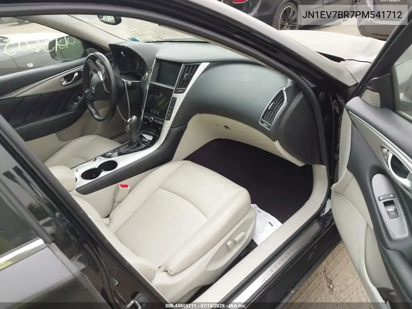 2023 Infiniti Q50 Luxe Awd VIN: JN1EV7BR7PM541712 Lot: 45605711