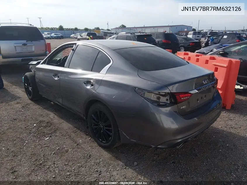 2024 Infiniti Q50 Luxe Awd VIN: JN1EV7BR7RM632126 Lot: 45328687