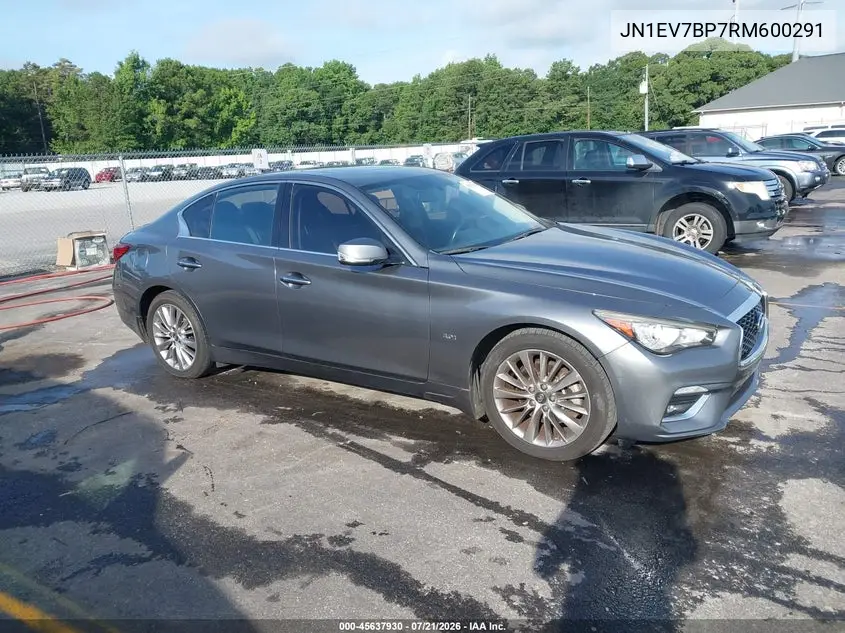 2024 Infiniti Q50 Luxe VIN: JN1EV7BP7RM600291 Lot: 45637930