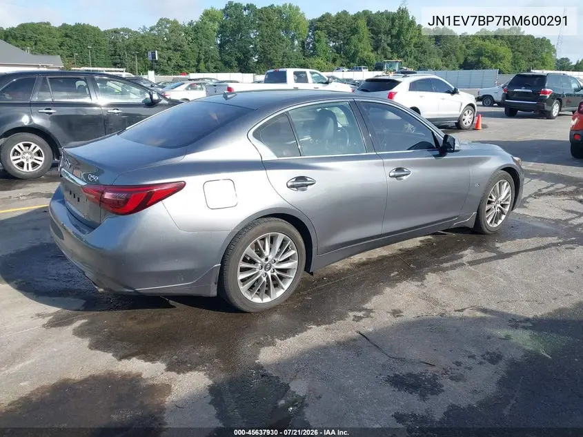 2024 Infiniti Q50 Luxe VIN: JN1EV7BP7RM600291 Lot: 45637930
