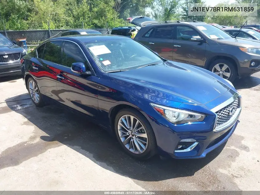 2024 Infiniti Q50 Luxe Awd VIN: JN1EV7BR1RM631859 Lot: 45650949