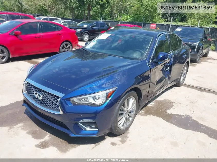 2024 Infiniti Q50 Luxe Awd VIN: JN1EV7BR1RM631859 Lot: 45650949