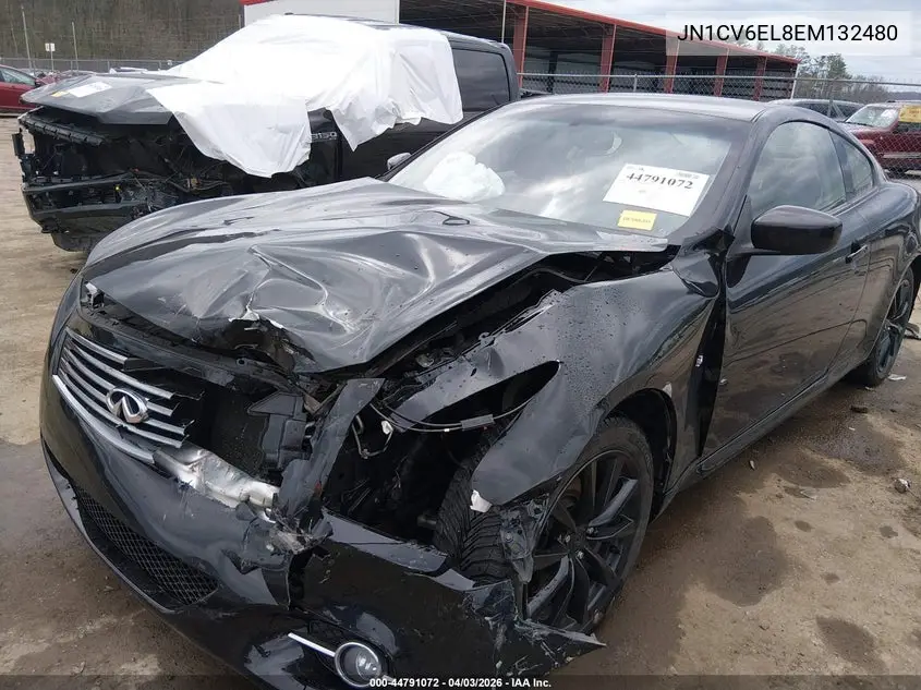 2014 Infiniti Q60 VIN: JN1CV6EL8EM132480 Lot: 44791072