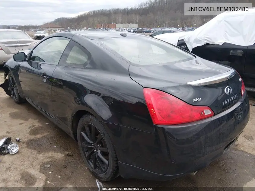 2014 Infiniti Q60 VIN: JN1CV6EL8EM132480 Lot: 44791072