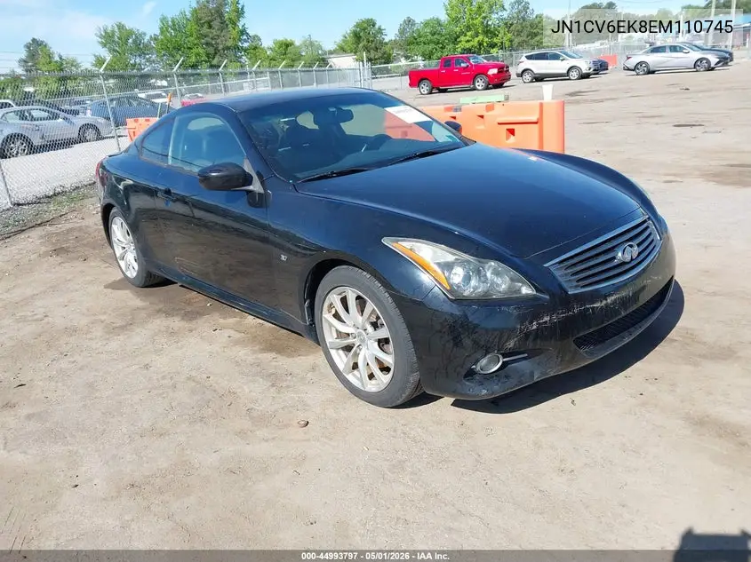 2014 Infiniti Q60 Journey VIN: JN1CV6EK8EM110745 Lot: 44993797