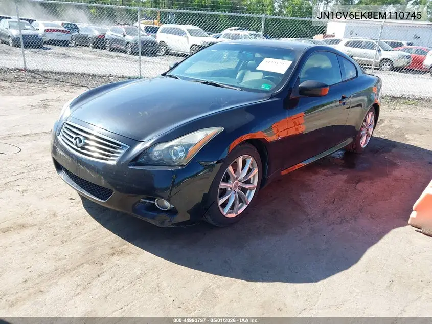 2014 Infiniti Q60 Journey VIN: JN1CV6EK8EM110745 Lot: 44993797