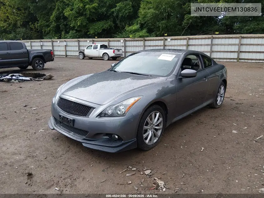 2014 Infiniti Q60 VIN: JN1CV6EL0EM130836 Lot: 45241356