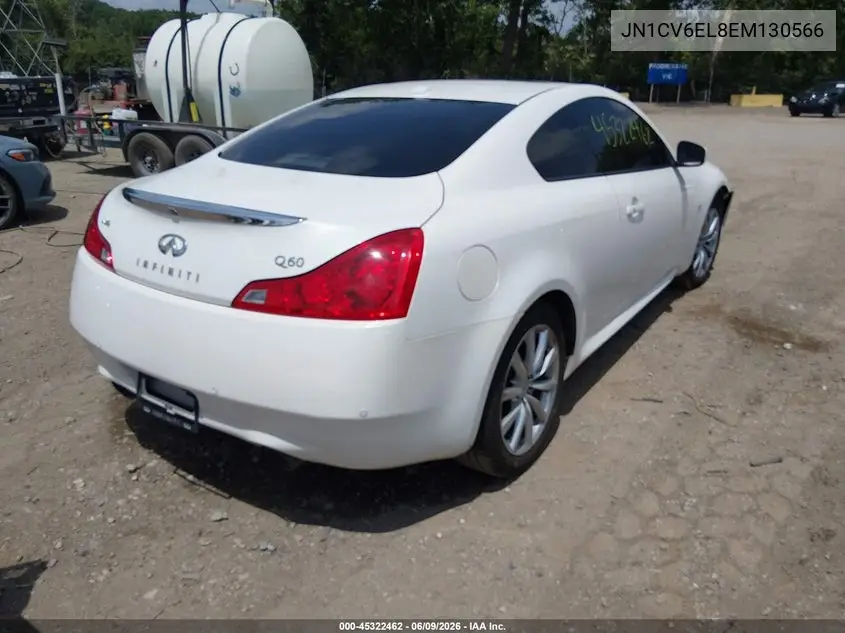 2014 Infiniti Q60 VIN: JN1CV6EL8EM130566 Lot: 45322462