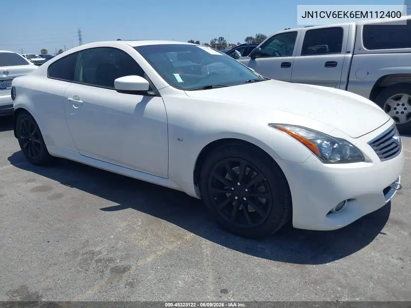 2014 Infiniti Q60 Journey VIN: JN1CV6EK6EM112400 Lot: 45323122