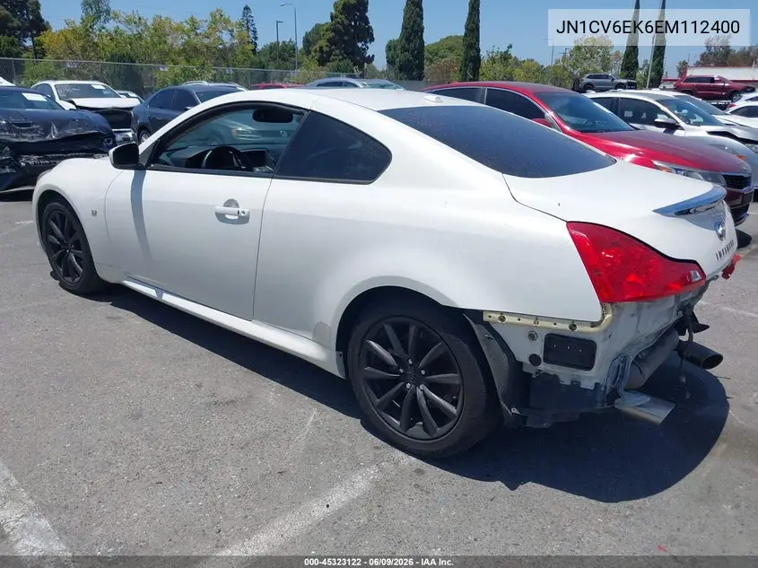 2014 Infiniti Q60 Journey VIN: JN1CV6EK6EM112400 Lot: 45323122
