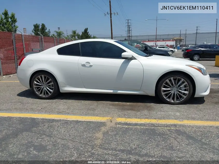2014 Infiniti Q60 Sport VIN: JN1CV6EK1EM110411 Lot: 45508122