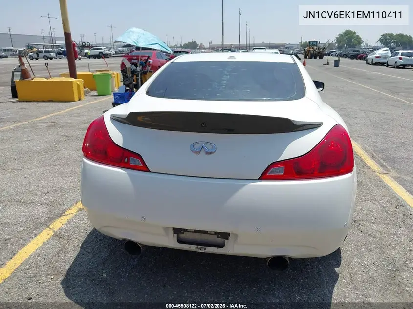 2014 Infiniti Q60 Sport VIN: JN1CV6EK1EM110411 Lot: 45508122