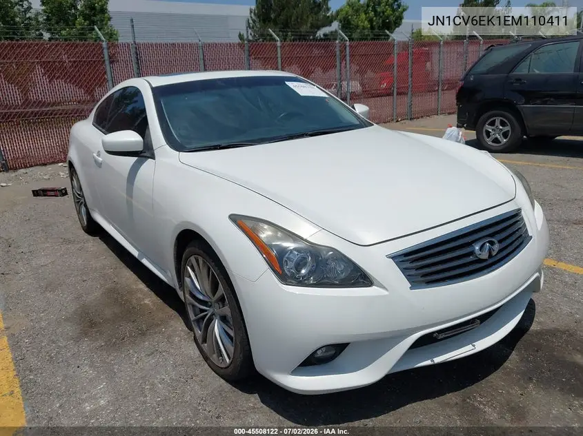 2014 Infiniti Q60 Sport VIN: JN1CV6EK1EM110411 Lot: 45508122