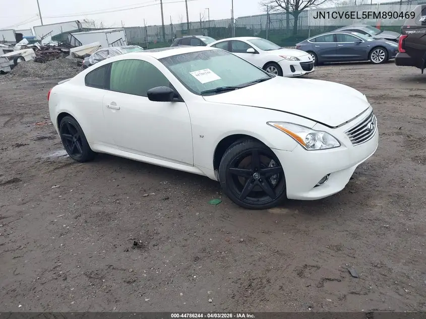 2015 Infiniti Q60 VIN: JN1CV6EL5FM890469 Lot: 44786244