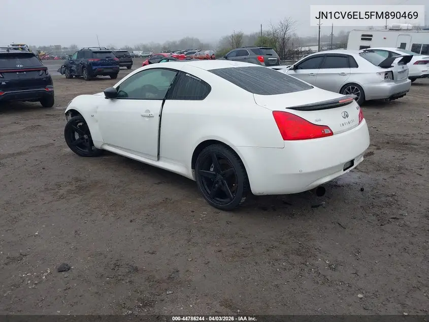 2015 Infiniti Q60 VIN: JN1CV6EL5FM890469 Lot: 44786244