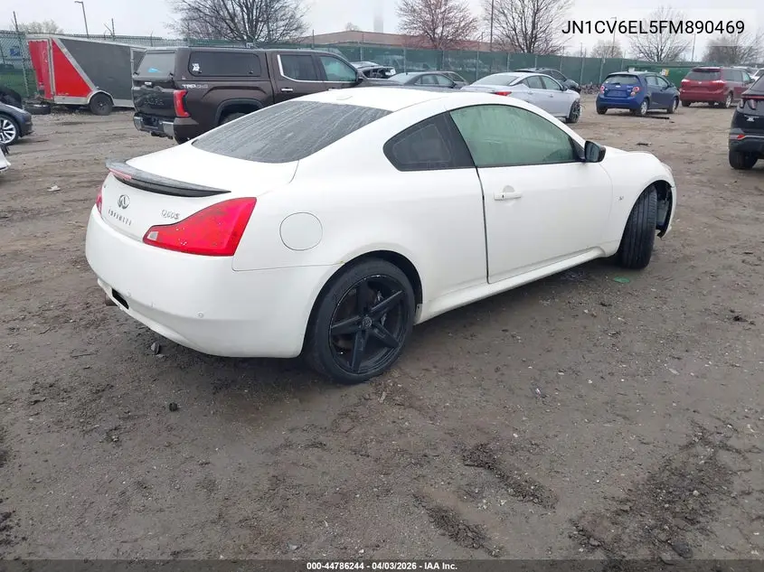 2015 Infiniti Q60 VIN: JN1CV6EL5FM890469 Lot: 44786244