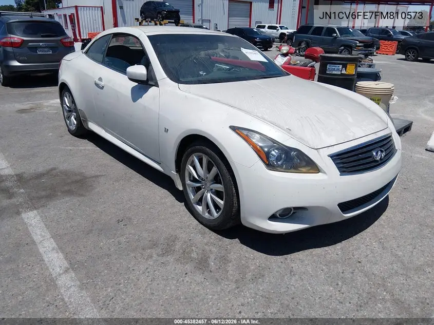 2015 Infiniti Q60 VIN: JN1CV6FE7FM810573 Lot: 45382457