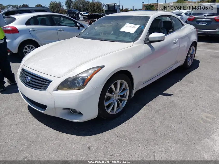 2015 Infiniti Q60 VIN: JN1CV6FE7FM810573 Lot: 45382457