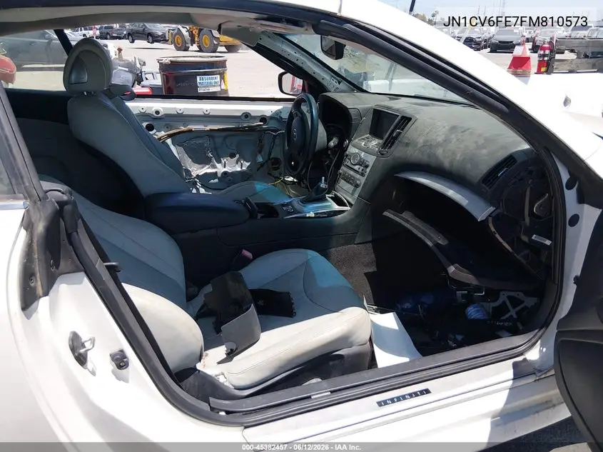 2015 Infiniti Q60 VIN: JN1CV6FE7FM810573 Lot: 45382457