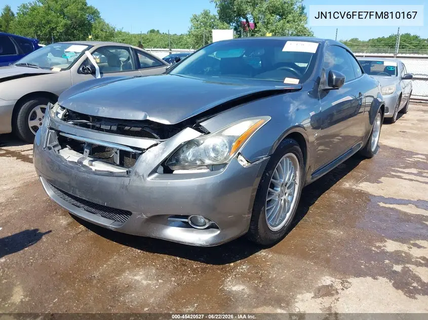2015 Infiniti Q60 VIN: JN1CV6FE7FM810167 Lot: 45420527