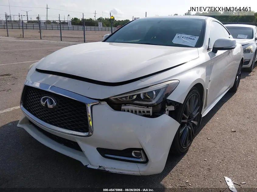 2017 Infiniti Q60 3.0T Sport VIN: JN1EV7EKXHM364461 Lot: 45475966