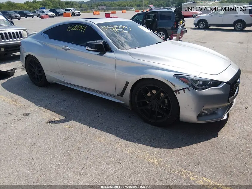2017 Infiniti Q60 3.0T Premium VIN: JN1EV7EK4HM360163 Lot: 45680941