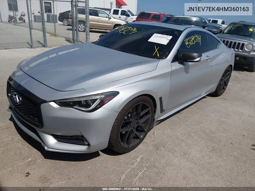 2017 Infiniti Q60 3.0T Premium VIN: JN1EV7EK4HM360163 Lot: 45680941