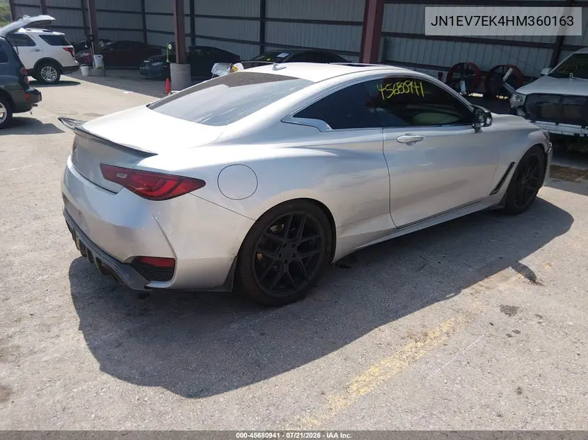 2017 Infiniti Q60 3.0T Premium VIN: JN1EV7EK4HM360163 Lot: 45680941