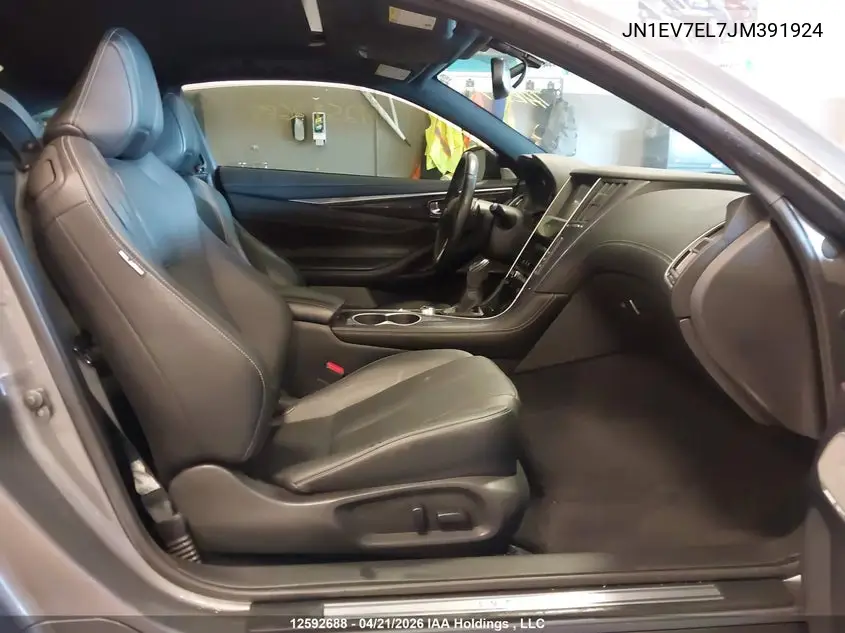 2018 Infiniti Q60 Luxe 300/Sport 300 VIN: JN1EV7EL7JM391924 Lot: 12592688