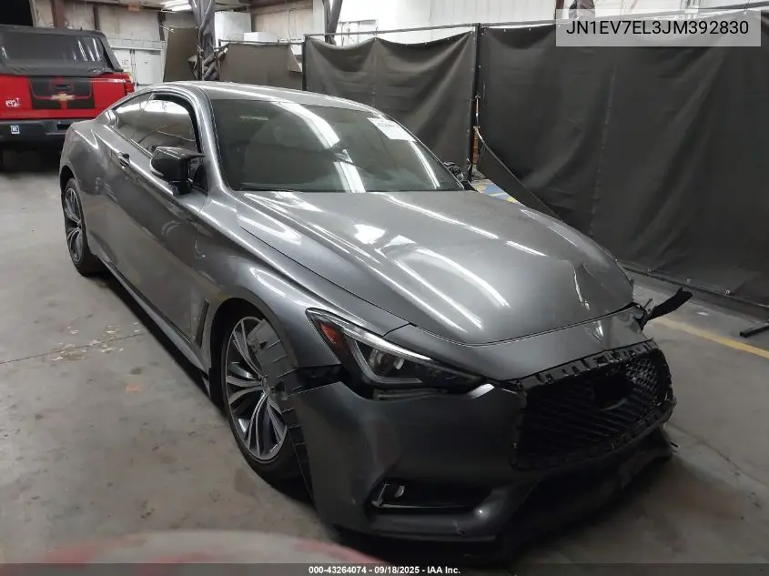 JN1EV7EL3JM392830 2018 Infiniti Q60 3.0T Luxe
