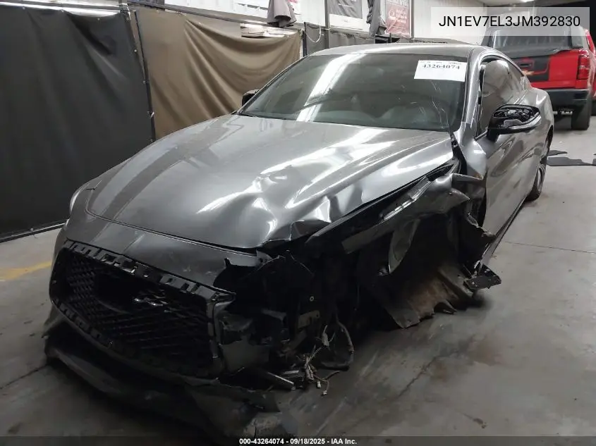 JN1EV7EL3JM392830 2018 Infiniti Q60 3.0T Luxe