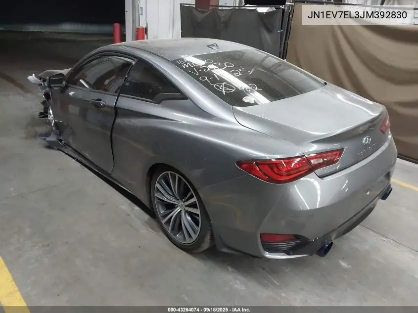 JN1EV7EL3JM392830 2018 Infiniti Q60 3.0T Luxe