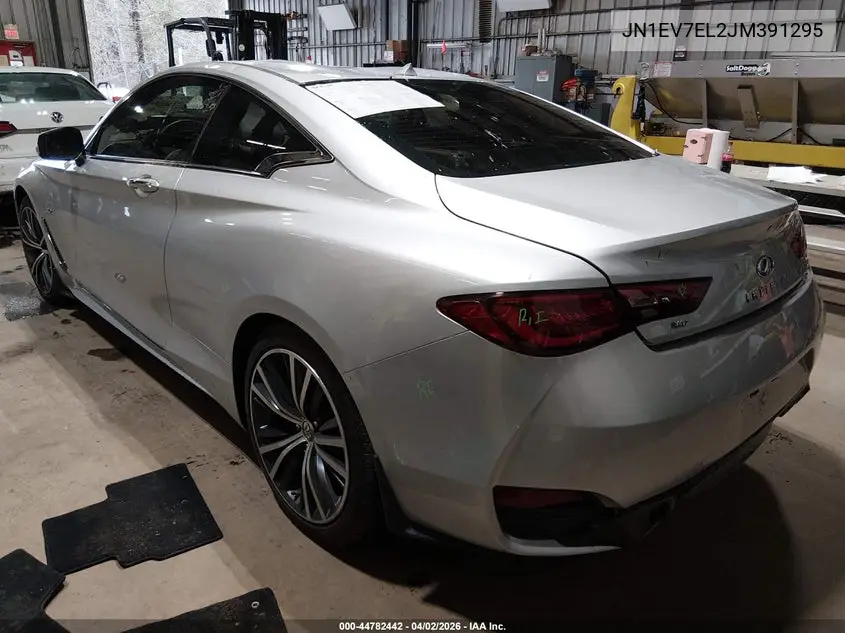 2018 Infiniti Q60 3.0T Luxe VIN: JN1EV7EL2JM391295 Lot: 44782442