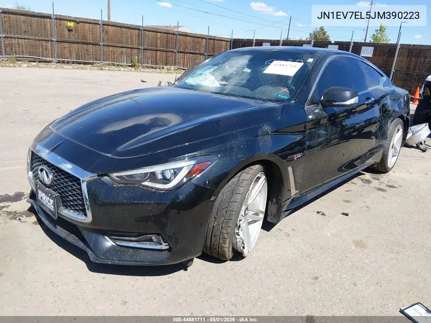 2018 Infiniti Q60 3.0T Luxe VIN: JN1EV7EL5JM390223 Lot: 44881711