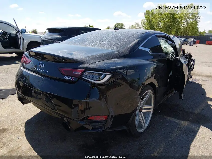 2018 Infiniti Q60 3.0T Luxe VIN: JN1EV7EL5JM390223 Lot: 44881711