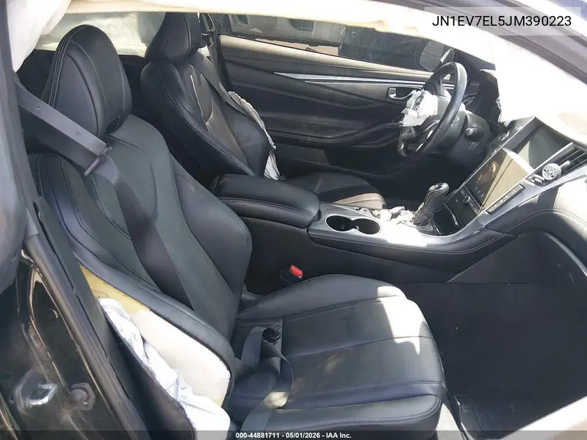 2018 Infiniti Q60 3.0T Luxe VIN: JN1EV7EL5JM390223 Lot: 44881711